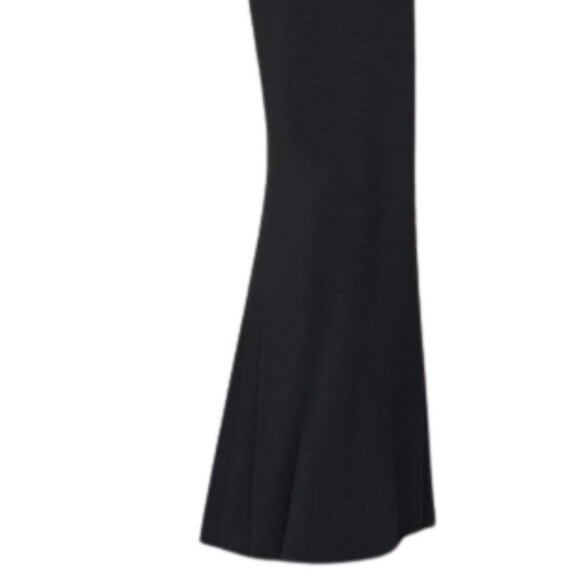 NWT La Femme 14180 Chiffon Prom Dress Black Size 8 - Picture 2 of 6